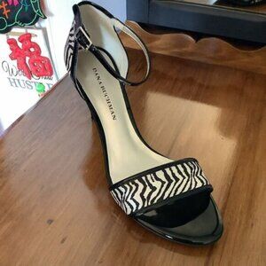 Dana Buchman Majorca Zebra Satin Heels 👠